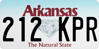 AR license plate 212KPR