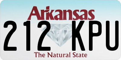 AR license plate 212KPU