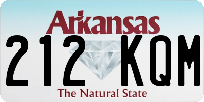 AR license plate 212KQM