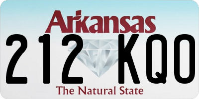 AR license plate 212KQO