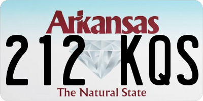 AR license plate 212KQS