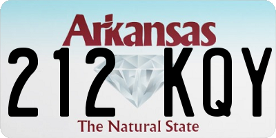 AR license plate 212KQY