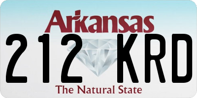 AR license plate 212KRD