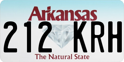 AR license plate 212KRH