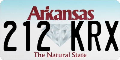 AR license plate 212KRX