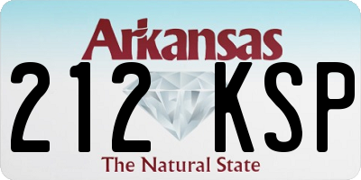 AR license plate 212KSP