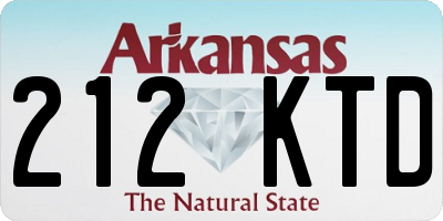 AR license plate 212KTD