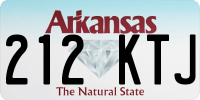 AR license plate 212KTJ