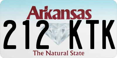 AR license plate 212KTK