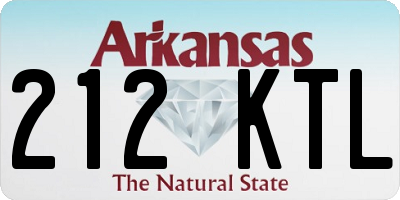 AR license plate 212KTL
