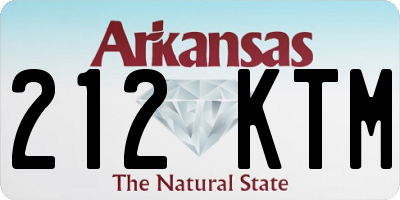 AR license plate 212KTM