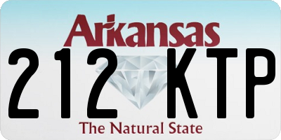AR license plate 212KTP