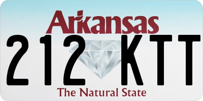 AR license plate 212KTT