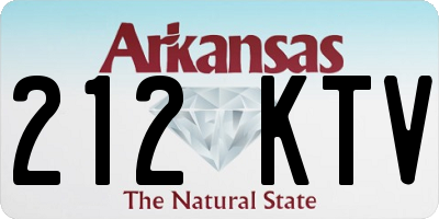 AR license plate 212KTV