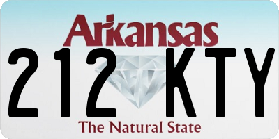 AR license plate 212KTY