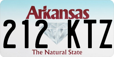 AR license plate 212KTZ