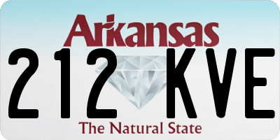 AR license plate 212KVE