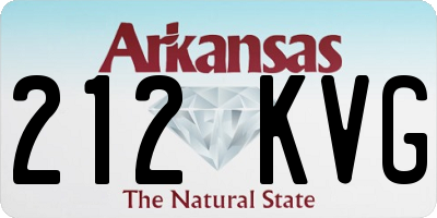 AR license plate 212KVG
