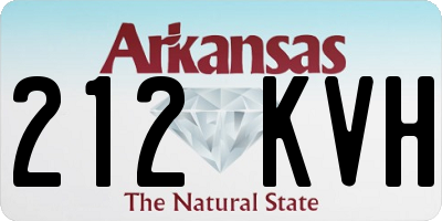 AR license plate 212KVH