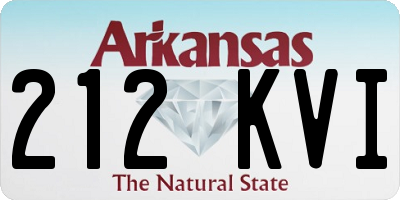 AR license plate 212KVI