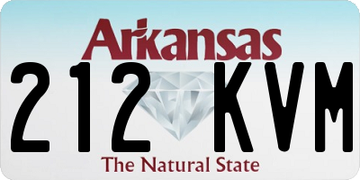 AR license plate 212KVM