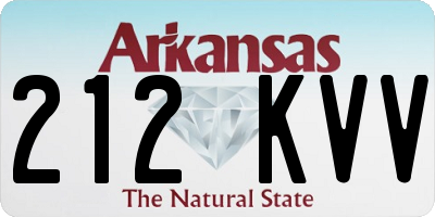 AR license plate 212KVV