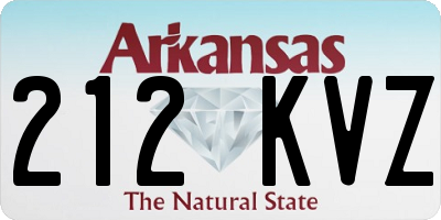 AR license plate 212KVZ