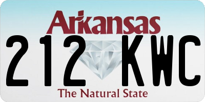 AR license plate 212KWC