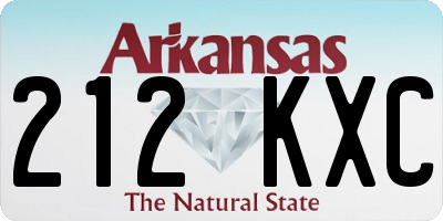 AR license plate 212KXC