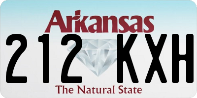 AR license plate 212KXH