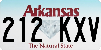 AR license plate 212KXV
