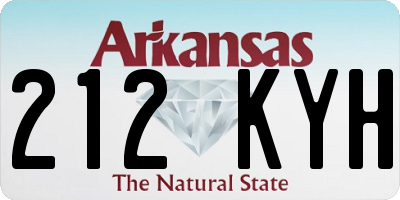 AR license plate 212KYH