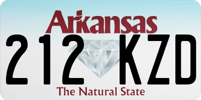 AR license plate 212KZD