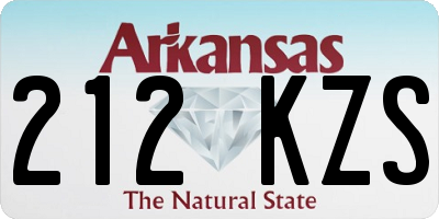 AR license plate 212KZS