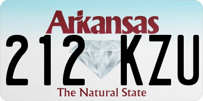 AR license plate 212KZU