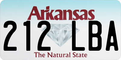 AR license plate 212LBA