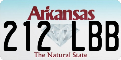 AR license plate 212LBB