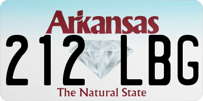 AR license plate 212LBG