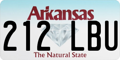 AR license plate 212LBU