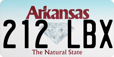 AR license plate 212LBX