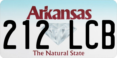AR license plate 212LCB