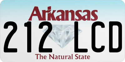 AR license plate 212LCD