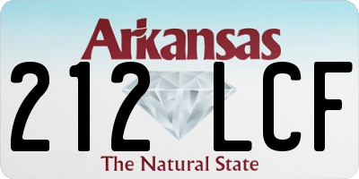 AR license plate 212LCF