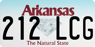 AR license plate 212LCG