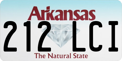 AR license plate 212LCI