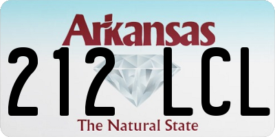 AR license plate 212LCL