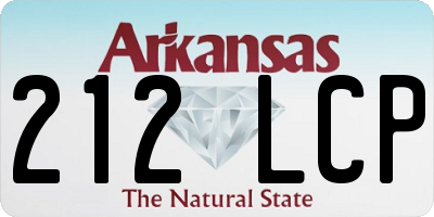 AR license plate 212LCP
