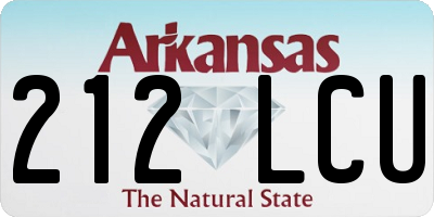 AR license plate 212LCU
