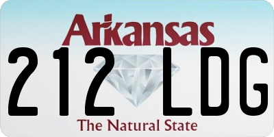 AR license plate 212LDG