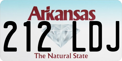 AR license plate 212LDJ